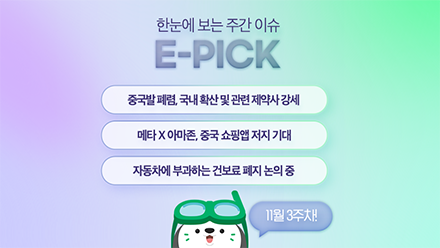 11월 3주 차 E-Pick